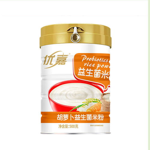 500g益生菌米粉婴儿米粉辅食宝宝食品营养米糊批发补高钙铁锌优嘉